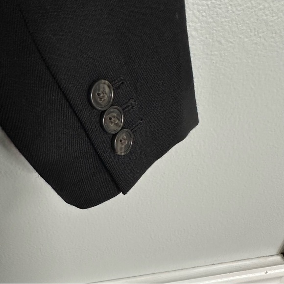 J Crew Parke Blazer in Wool Flannel Black Size 6 - Picture 10 of 12